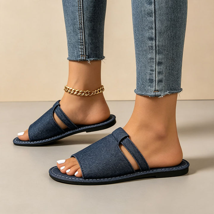 Casual open-toe beach flat sandals