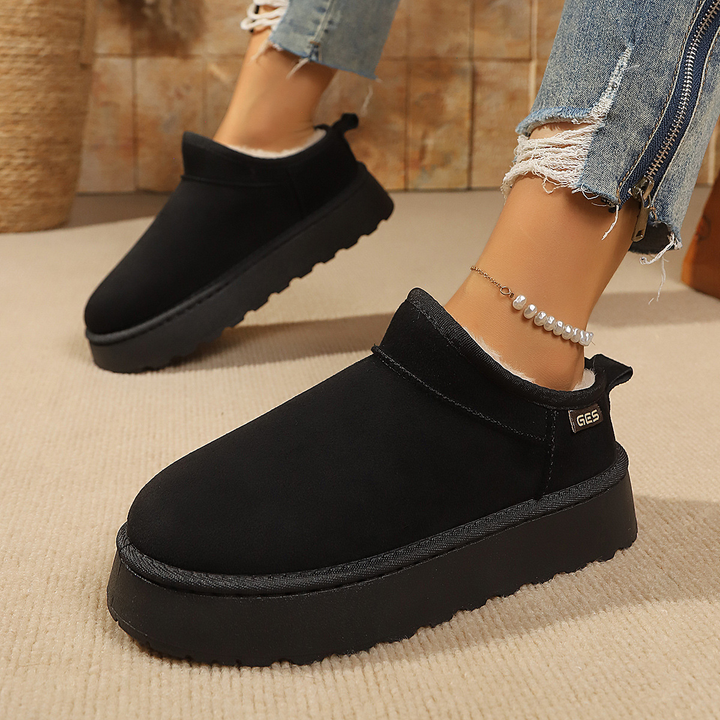 Women Platform Fleece Lined Ankle Boots