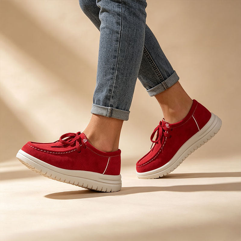 Lace-Up Platform Loafers