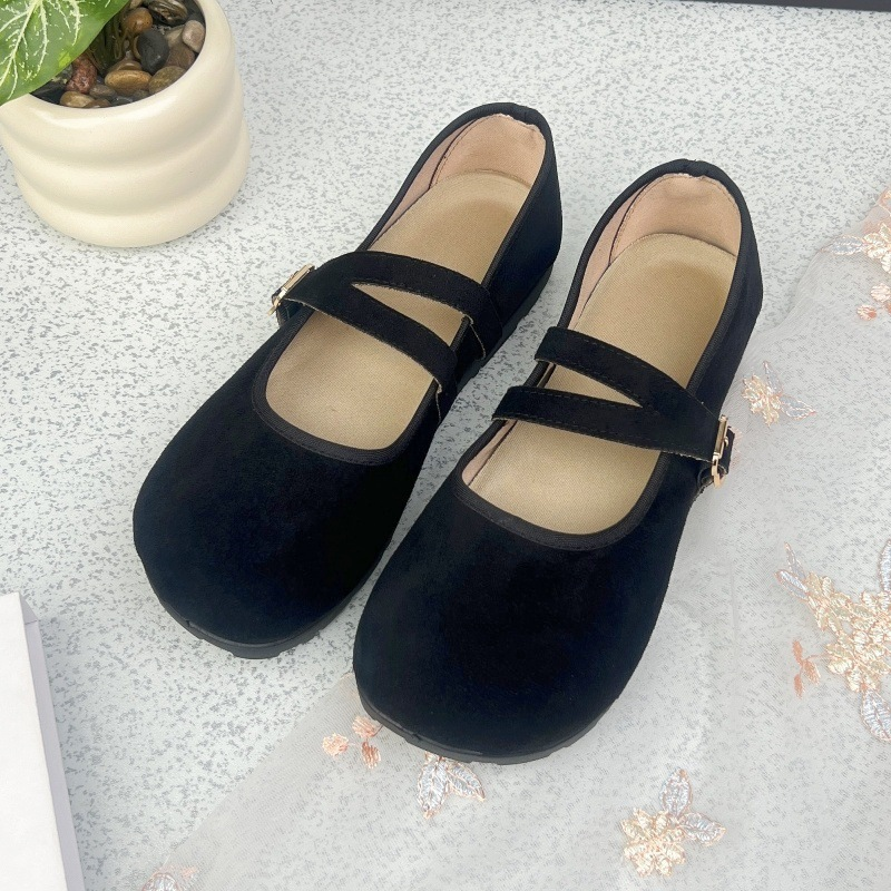 Double Strap Mary Jane Flats for Women