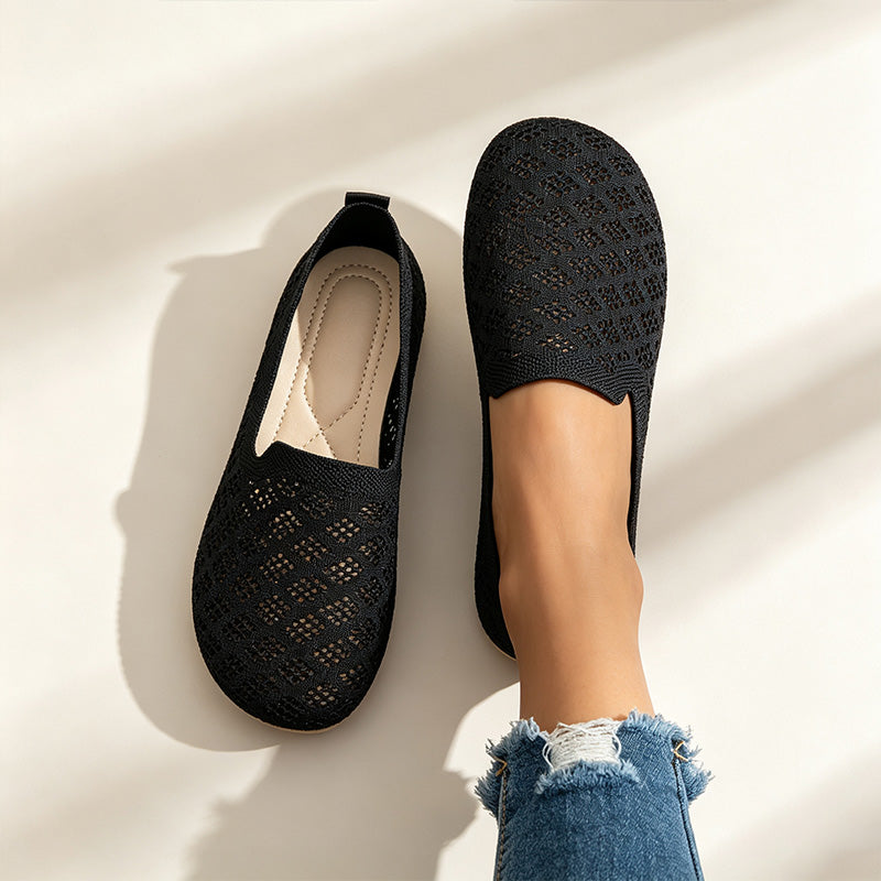 Women Knit Flat Shoes