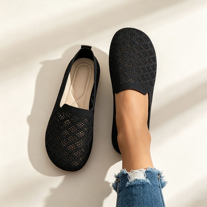 Women Knit Flat Shoes