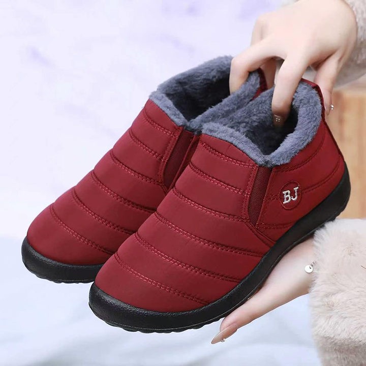 Slip-On Fleece Lined Winter Warm Booties