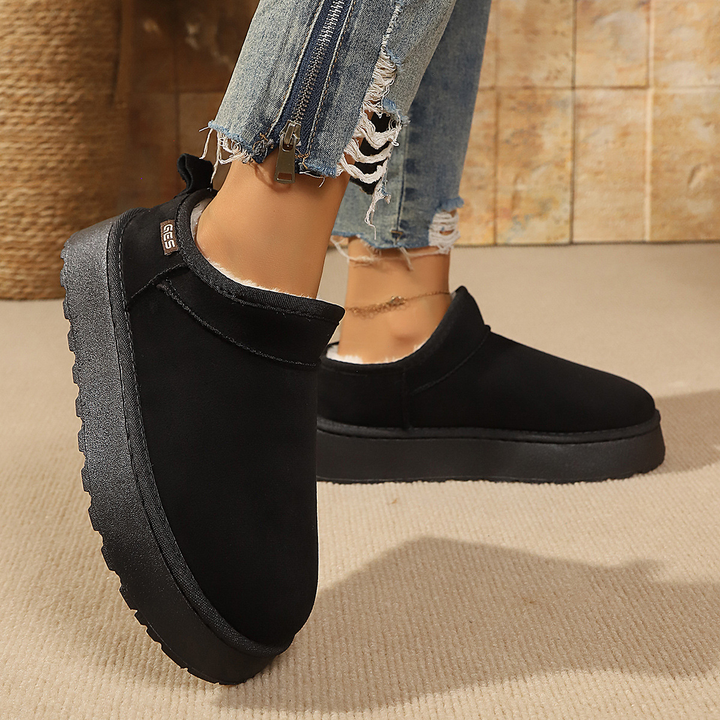 Women Platform Fleece Lined Ankle Boots