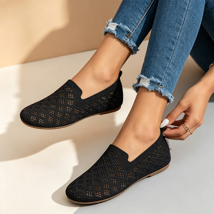 Women Knit Flat Shoes