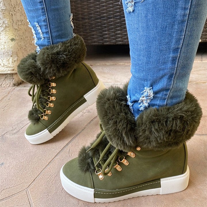 Warm Fleece Lined Snow Boots