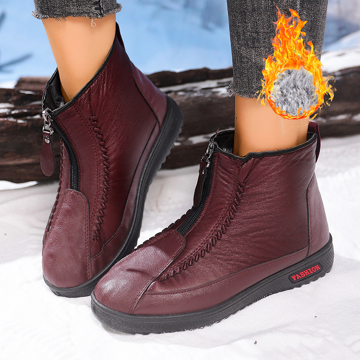Fur Lined Winter Women Ankle Boots