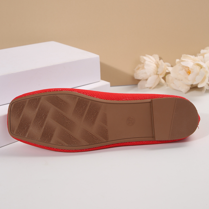 Women Square Toe Mary Jane Flats