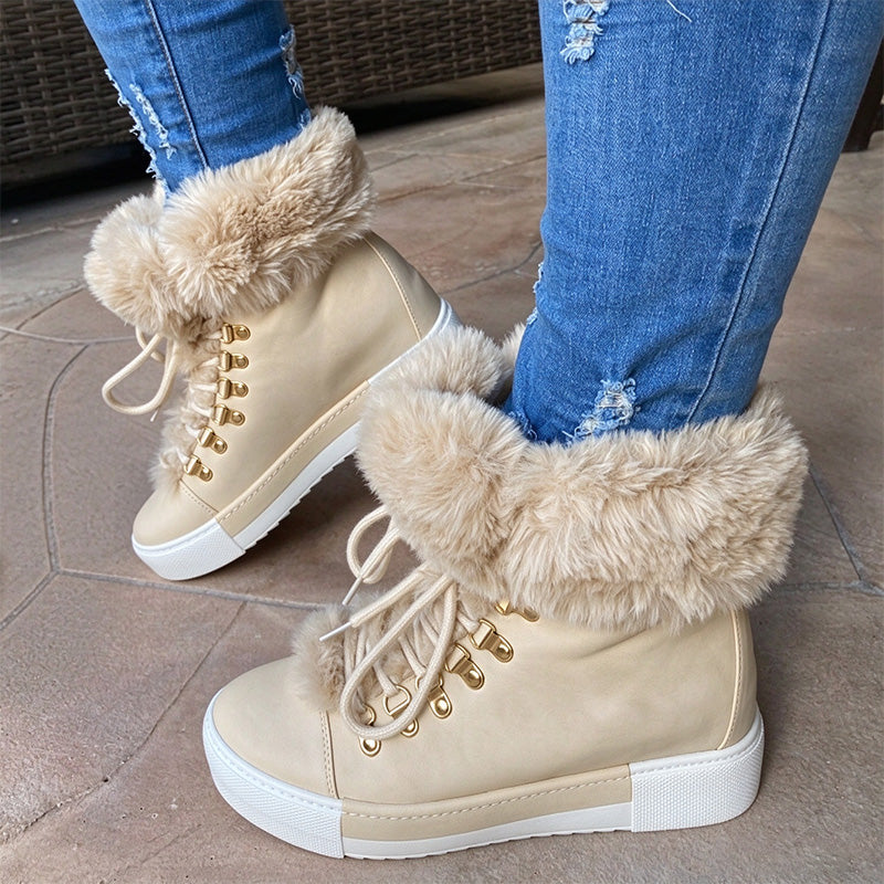 Warm Fleece Lined Snow Boots