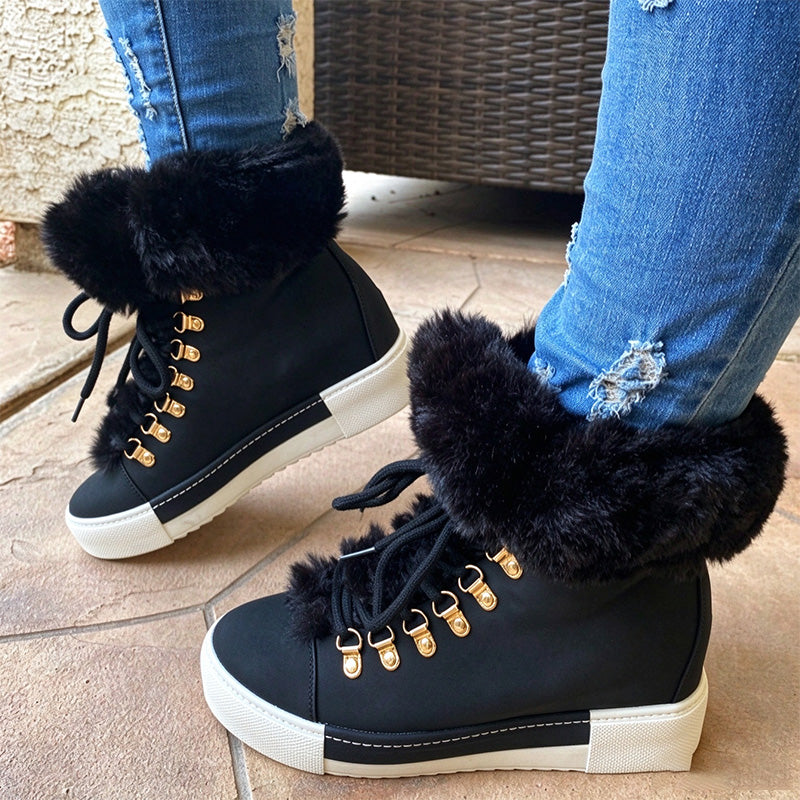 Warm Fleece Lined Snow Boots
