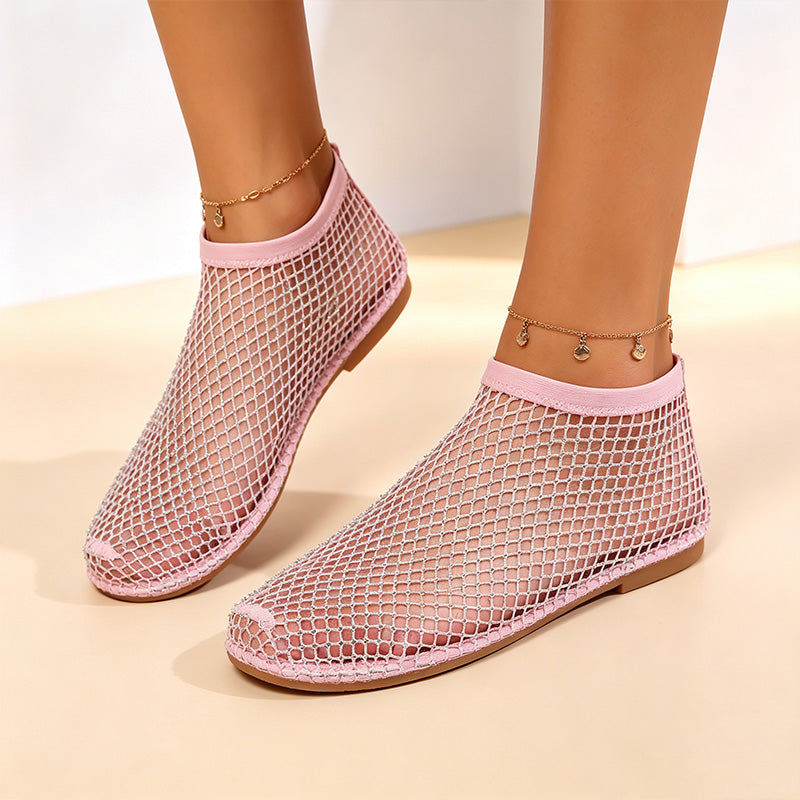 Crystal Cutout Sandals