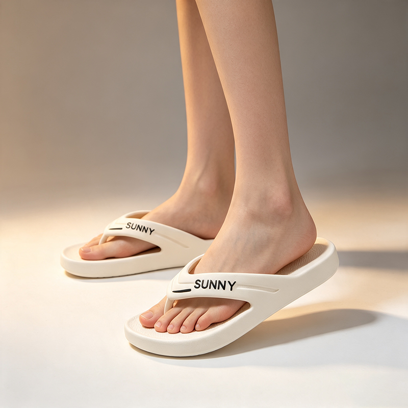 Soft-soled non-slip beach flip-flops