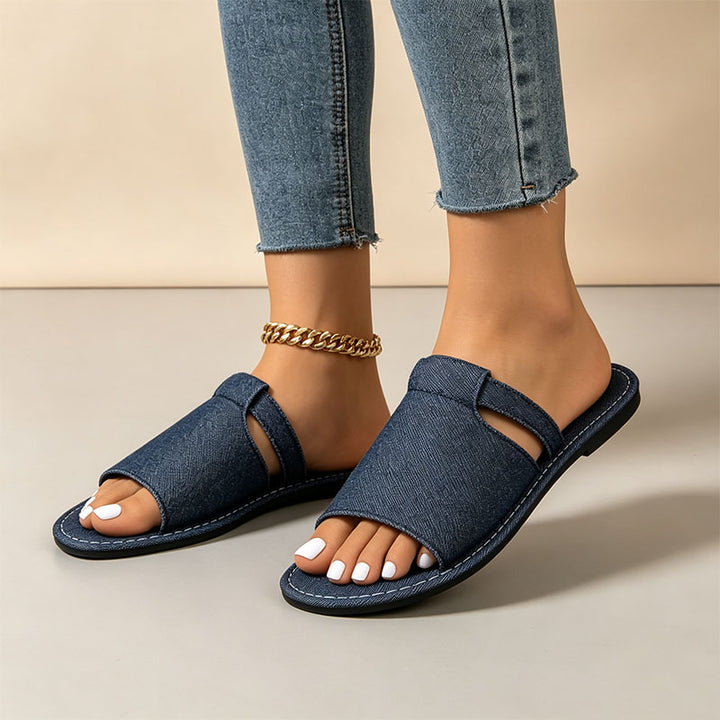 Casual open-toe beach flat sandals