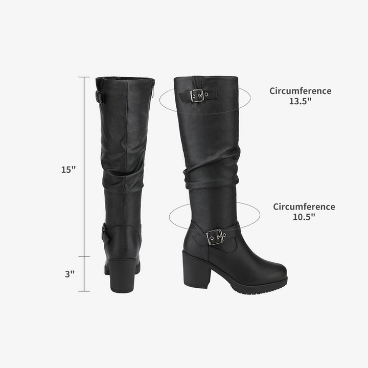 Women’s Ruched Knee High Boots