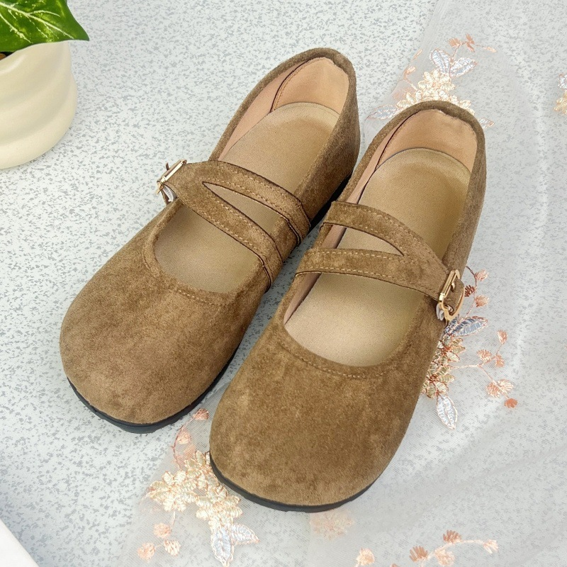 Double Strap Mary Jane Flats for Women