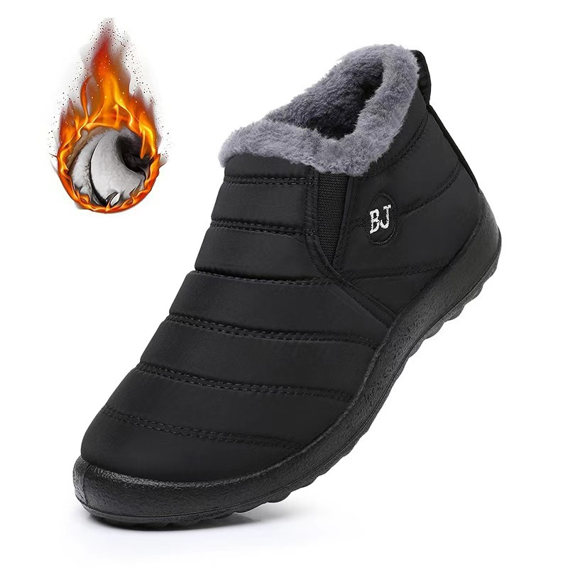 Slip-On Fleece Lined Winter Warm Booties