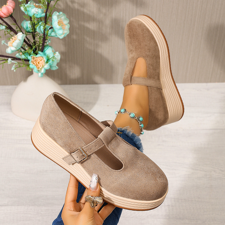 Casual T Strap Platform Shoes