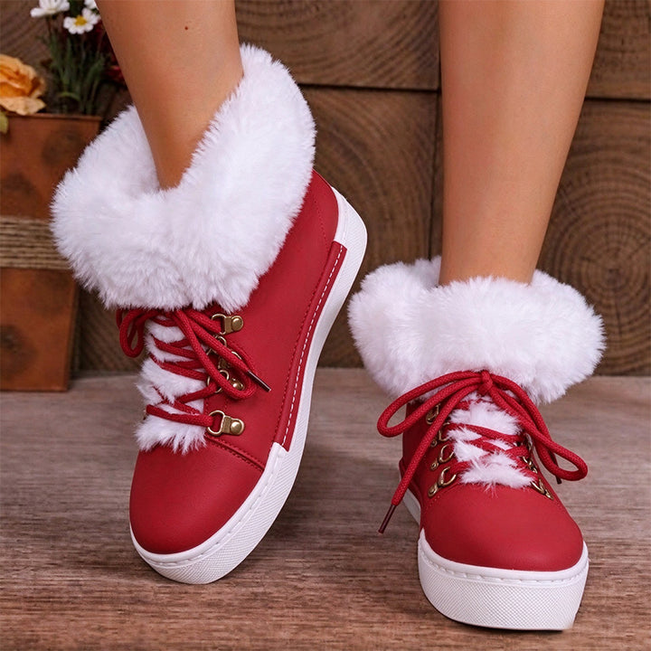 Warm Fleece Lined Snow Boots
