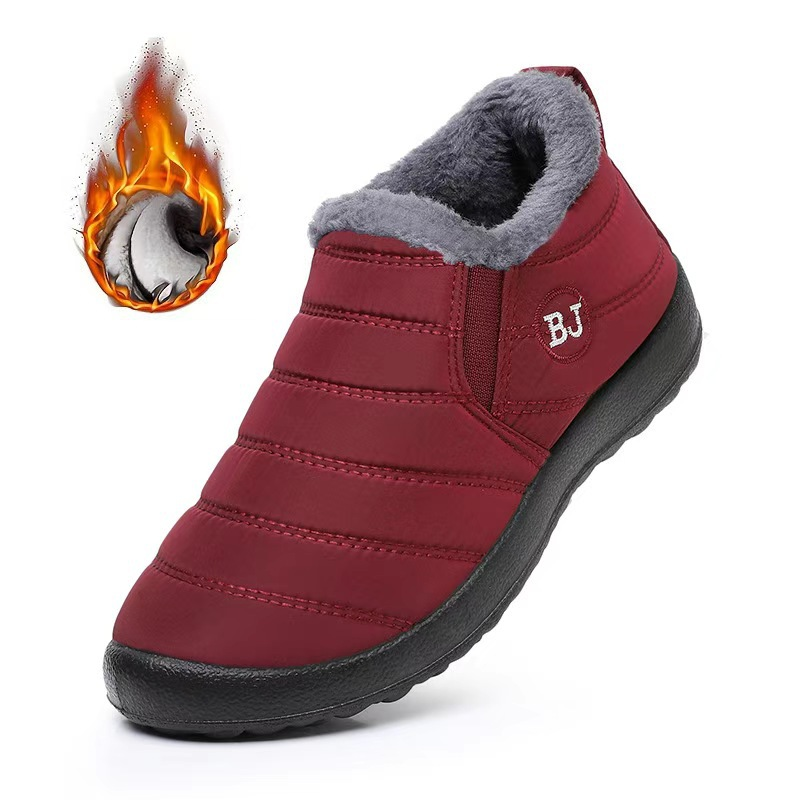 Slip-On Fleece Lined Winter Warm Booties