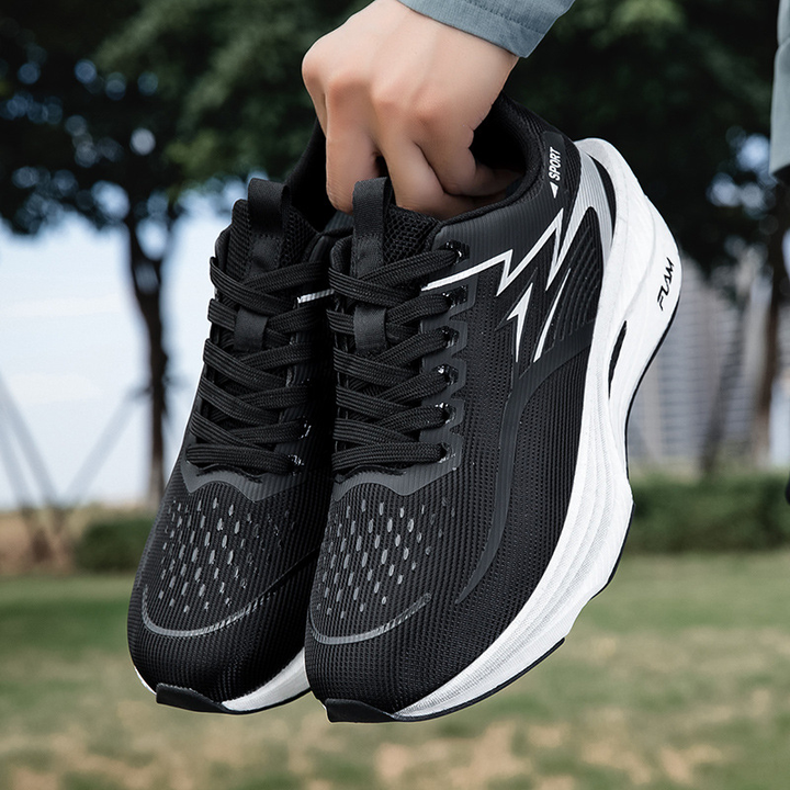 Gradient Color Breathable Mesh Running Sneakers