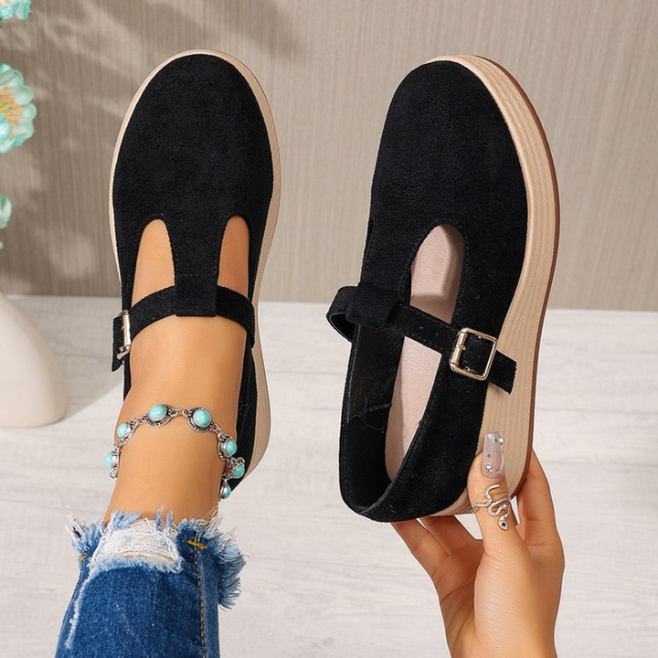 Casual T Strap Platform Shoes
