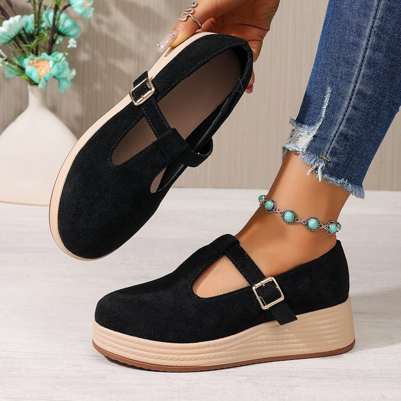 Casual T Strap Platform Shoes