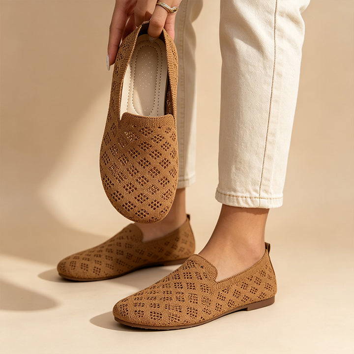 Women Knit Flat Shoes