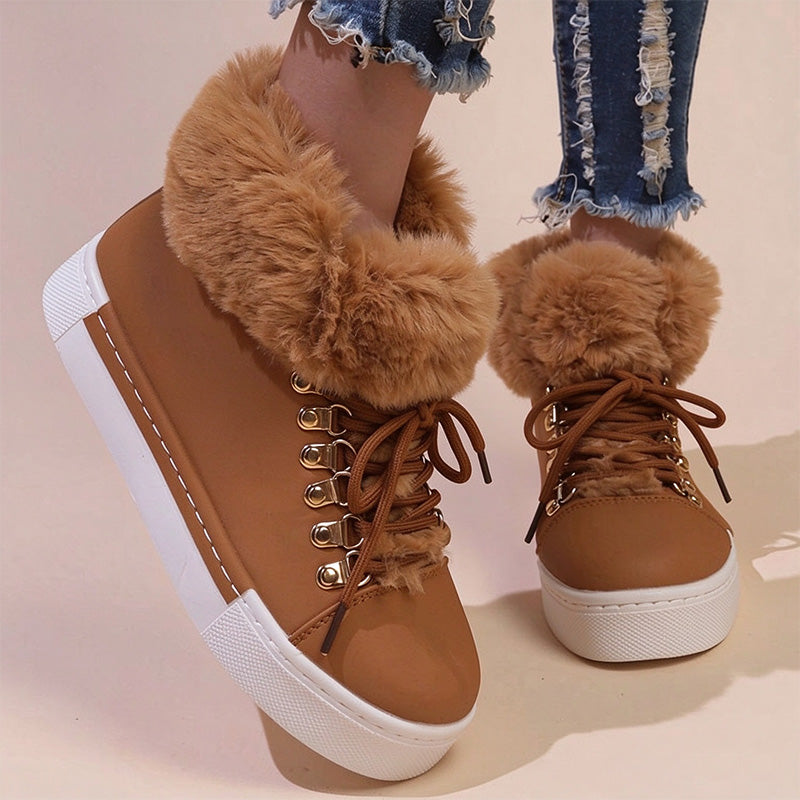 Warm Fleece Lined Snow Boots