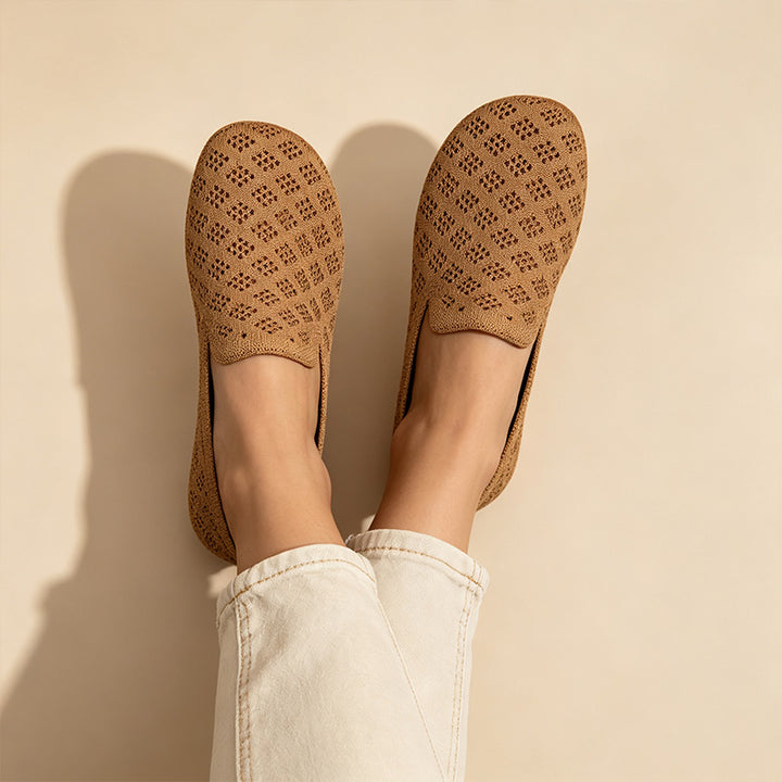 Women Knit Flat Shoes