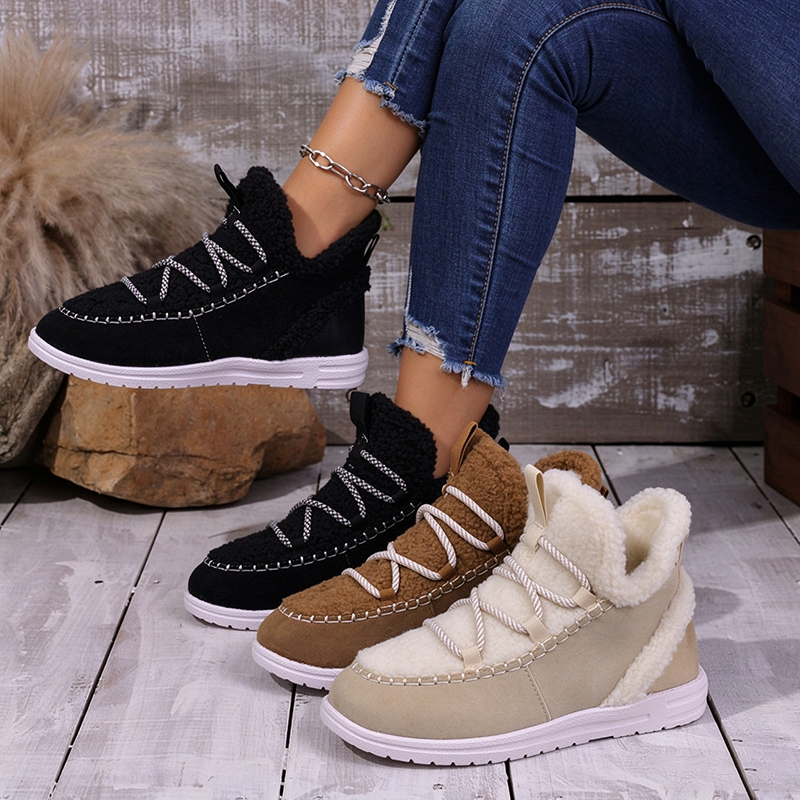 Fleece Lined Winter Snow Boots