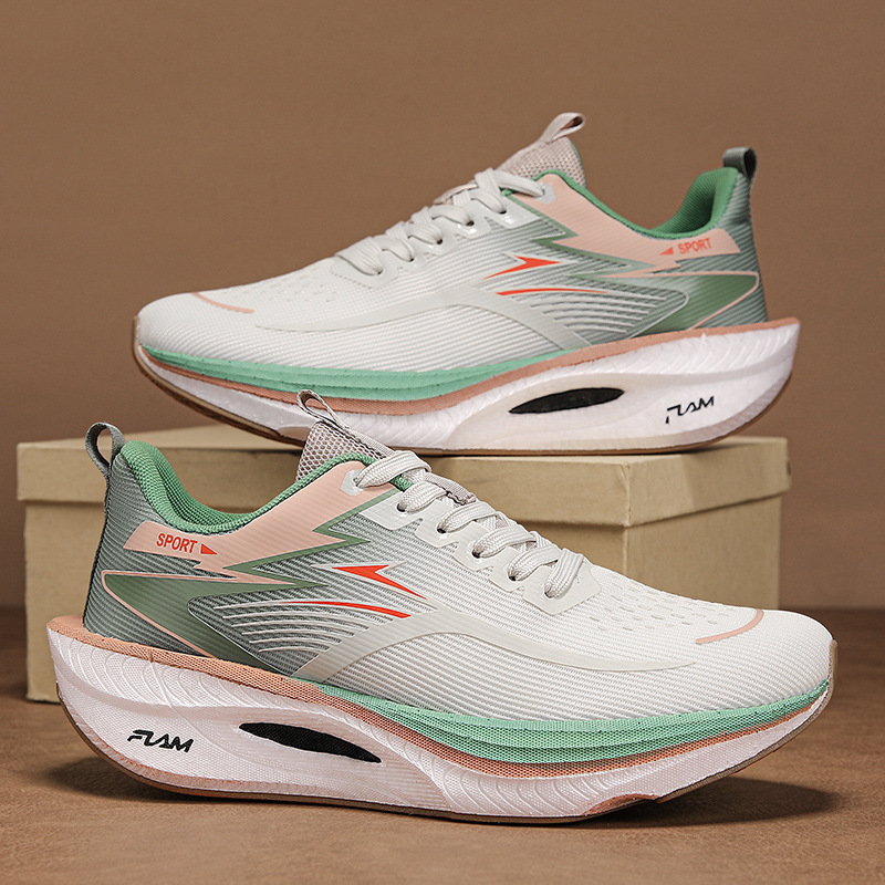 Gradient Color Breathable Mesh Running Sneakers