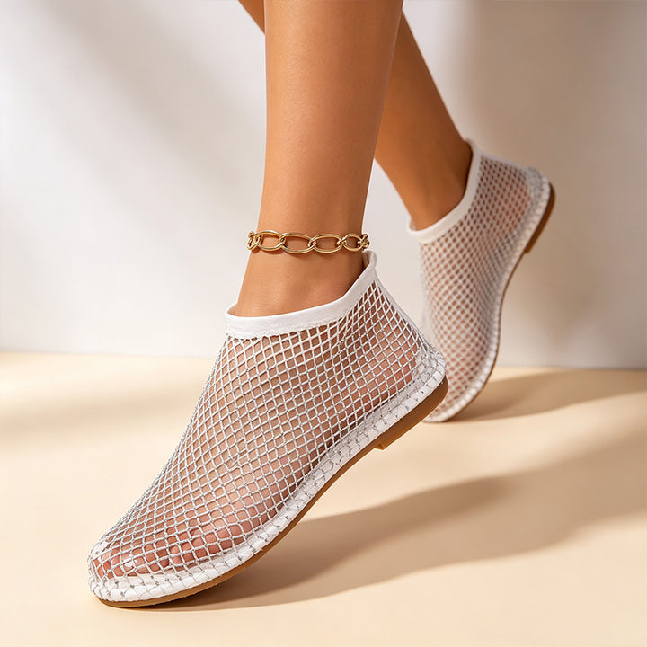 Crystal Cutout Sandals