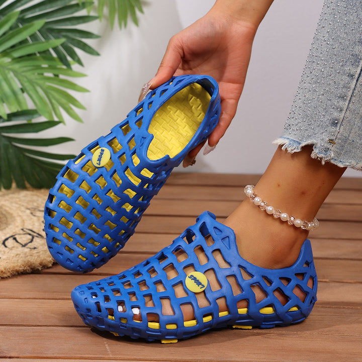 Breathable Hollow Mesh Slip-On Shoes – Lightweight Summer Casual Loafers