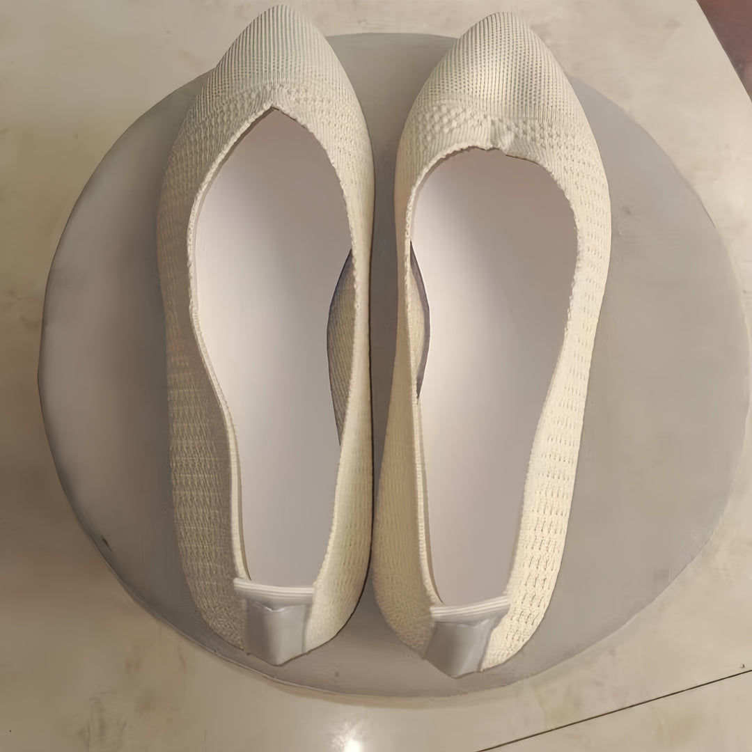 Breathable Mesh Pointed Toe Flats for Women