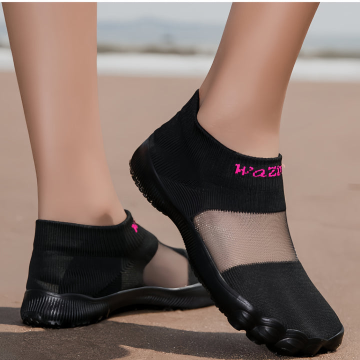 Women’s Breathable Mesh Water Shoes | Quick-Dry Non-Slip Aqua Socks for Beach, Yoga &amp; Swimming