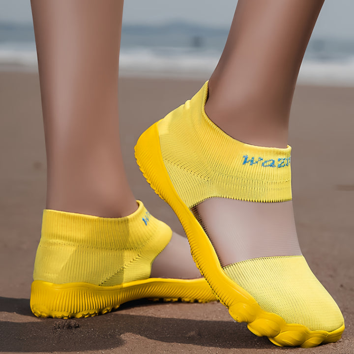 Women’s Breathable Mesh Water Shoes | Quick-Dry Non-Slip Aqua Socks for Beach, Yoga &amp; Swimming