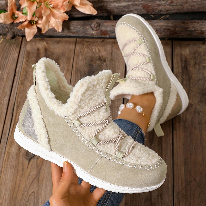 Fleece Lined Winter Snow Boots