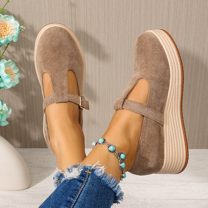 Casual T Strap Platform Shoes