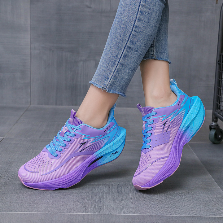 Gradient Color Breathable Mesh Running Sneakers