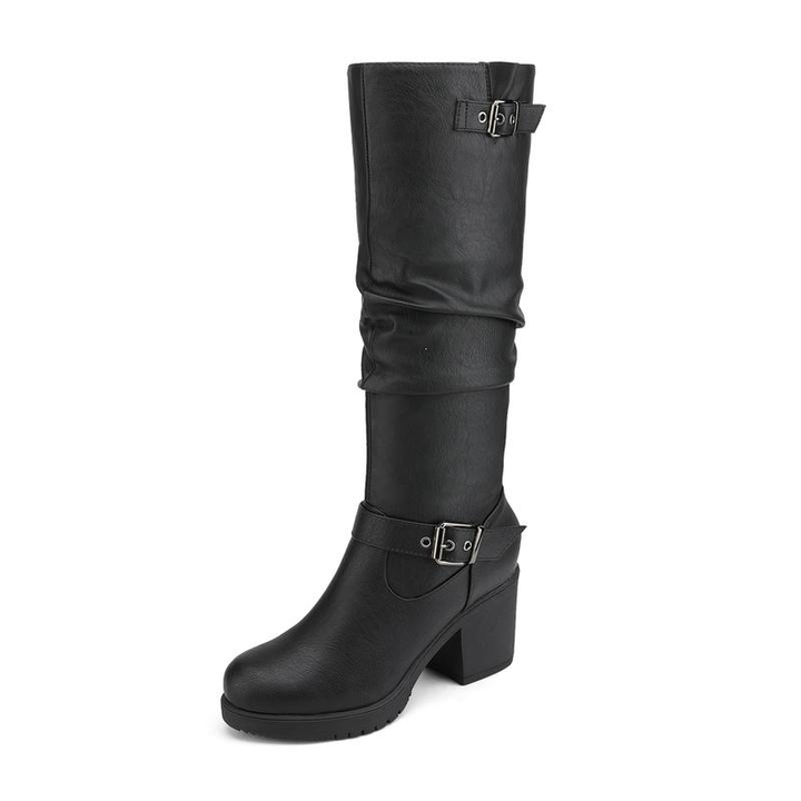 Women’s Ruched Knee High Boots