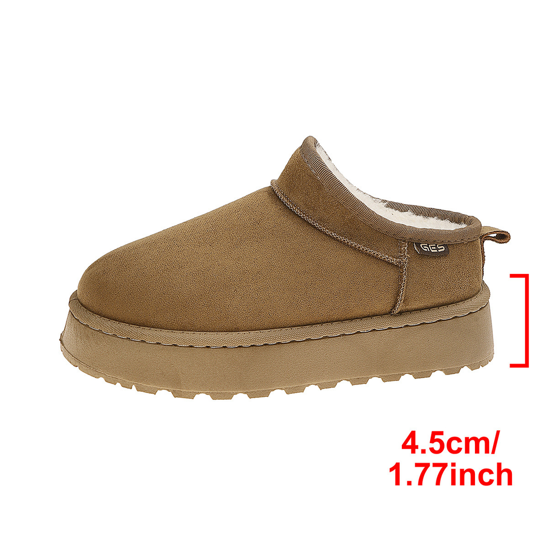 Women Platform Fleece Lined Ankle Boots