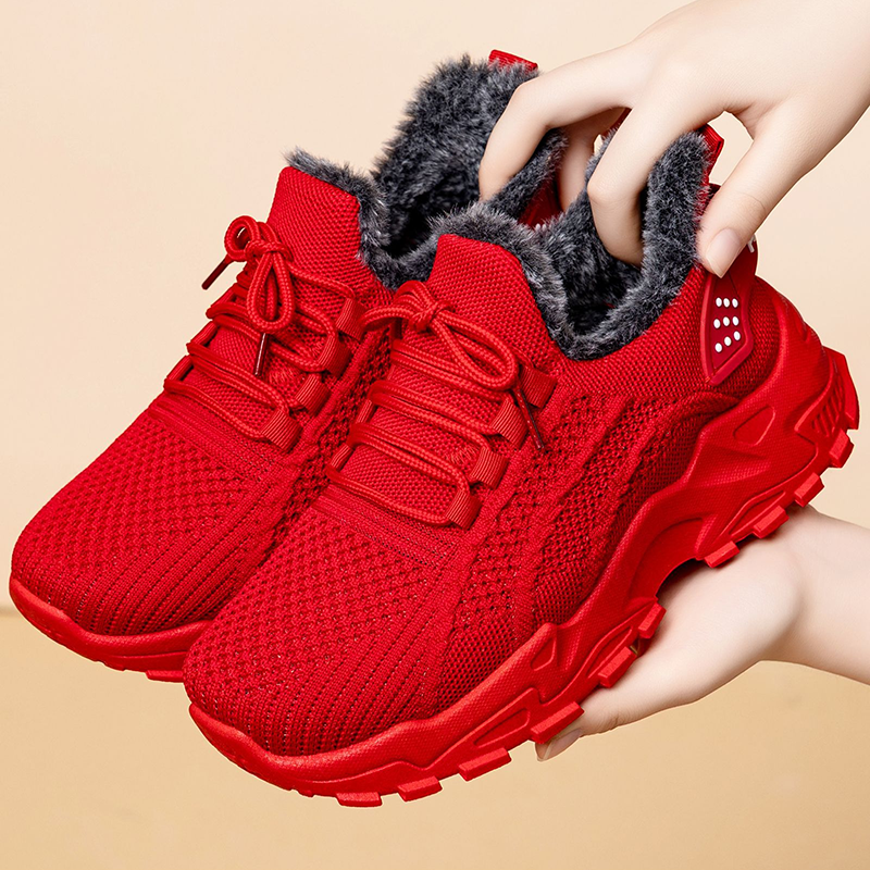 Fleece Lined Chunky Winter Sneakers