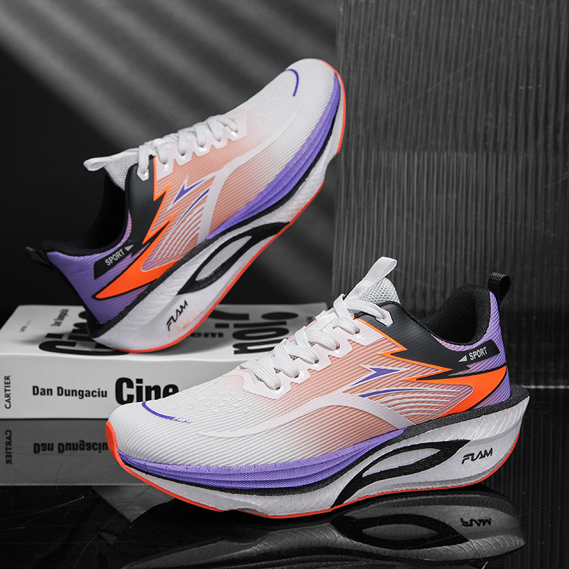 Gradient Color Breathable Mesh Running Sneakers